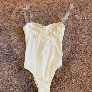white princess polly bodysuit